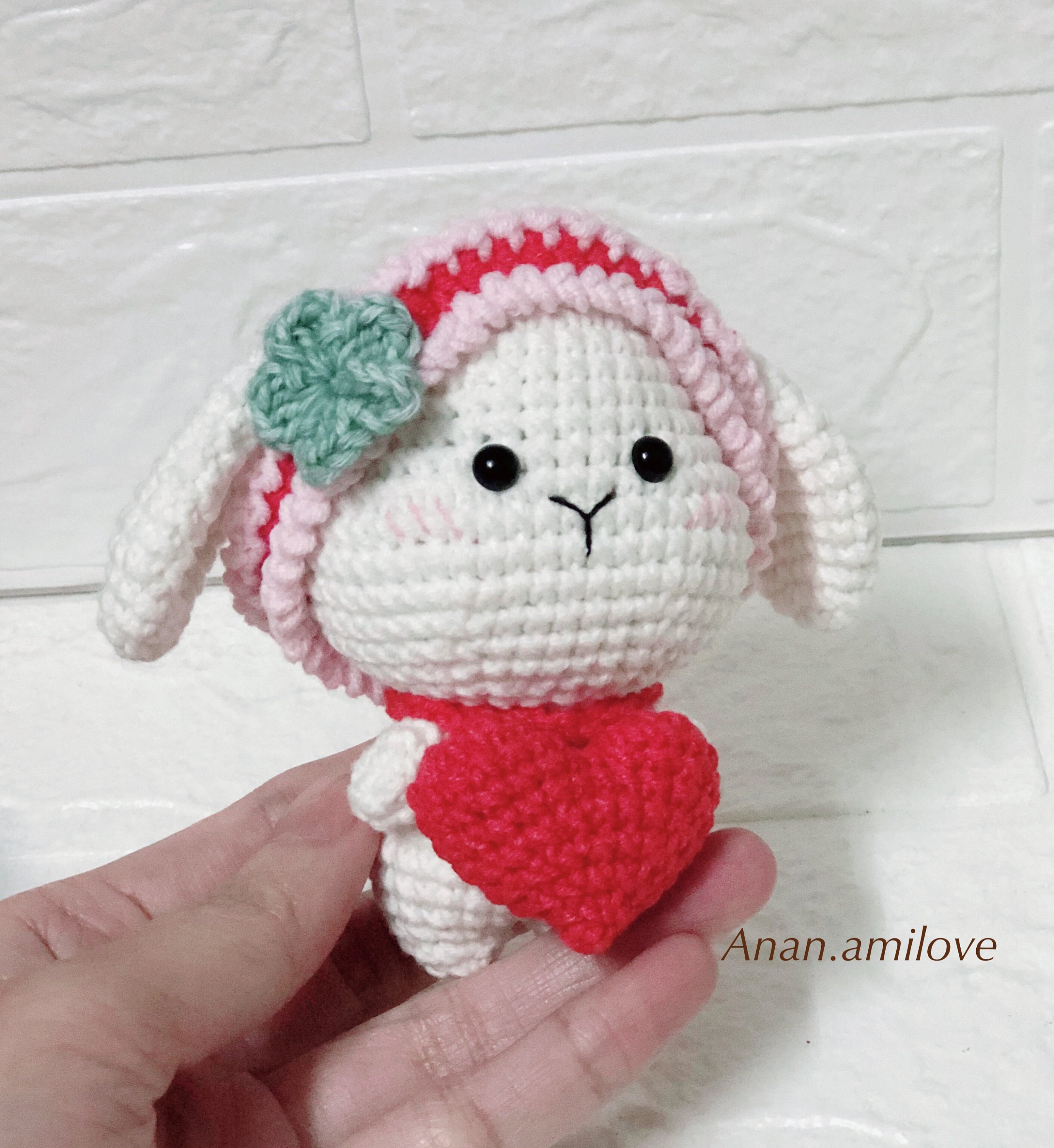 PATTERN - Crochet Keychain Cute Rabbit - Etsy