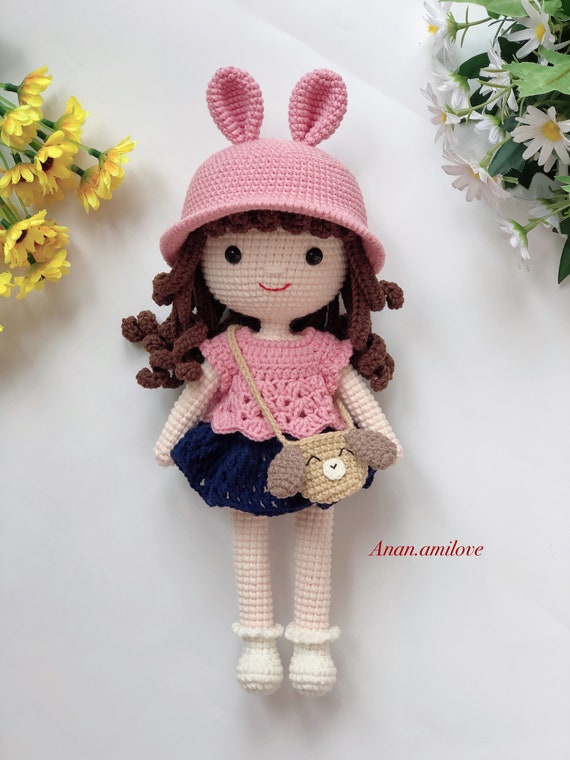 Na Na pattern crochet doll, PDF in English