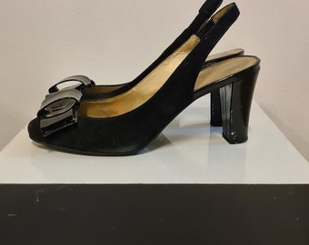 Pumps black 1940s style size 37