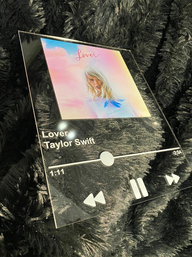 Canción PERSONALIZADA Arte de pared acrílico placa álbum de | Etsy