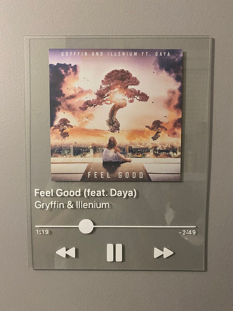 CUSTOM Song Wall Art Acrylic Plaque Song Album Wall Art Etsy