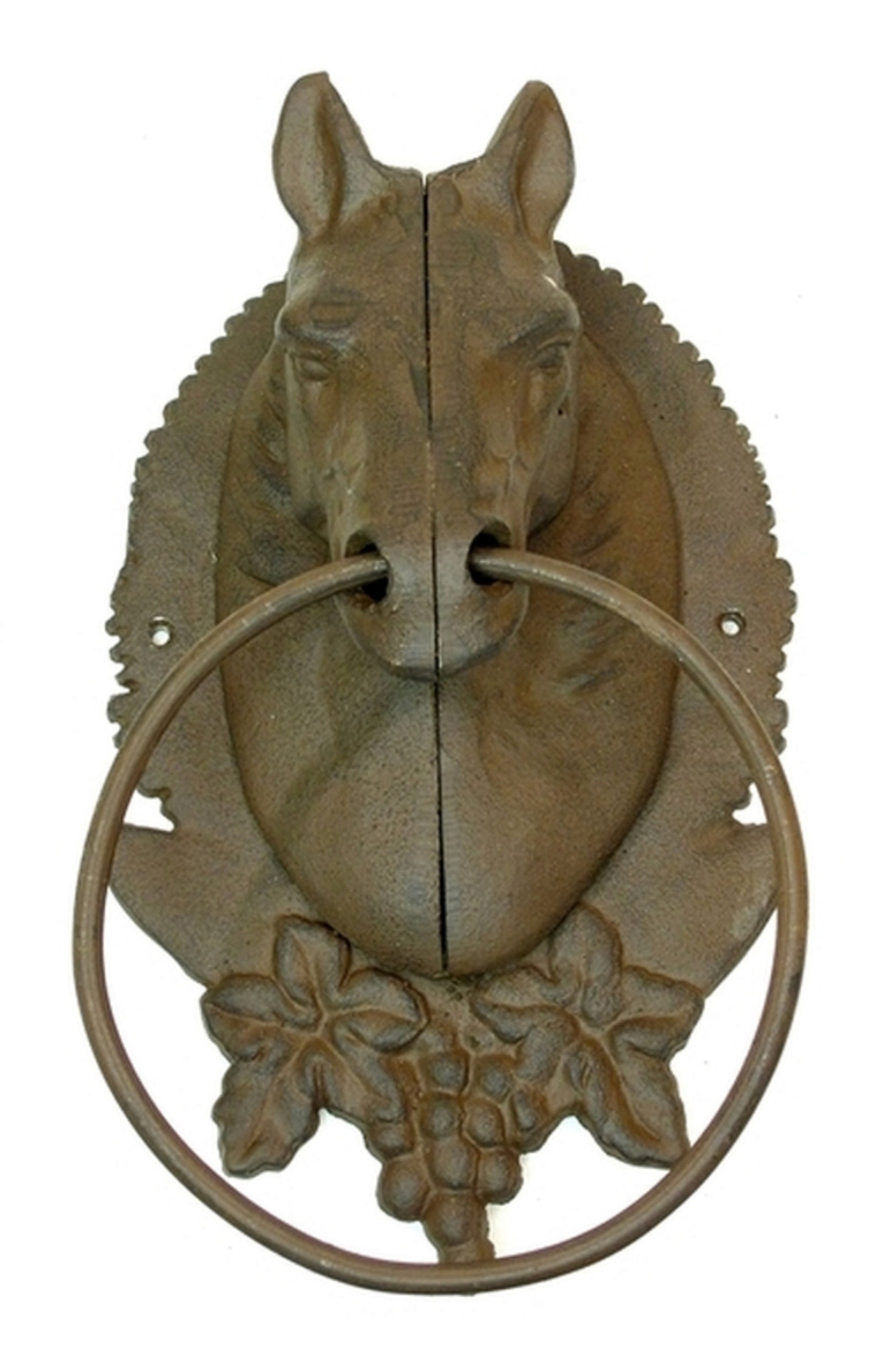 Cast Iron Horse Towel Ring Holder Set of 2 Etsy