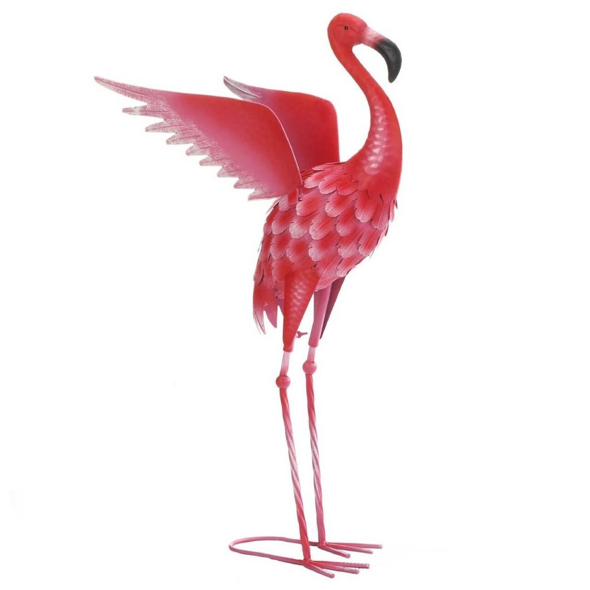 Flying Flamingo Metal Garden Decor 27.5 inches Etsy
