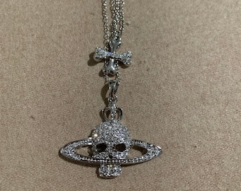 Vivienne Westwood Skull & Bones Necklace