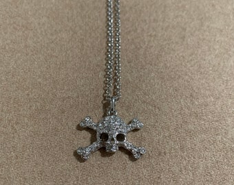 Vivienne Westwood Cadena Calavera Blanca