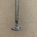 Vivienne Westwood Silver Saturn Necklace