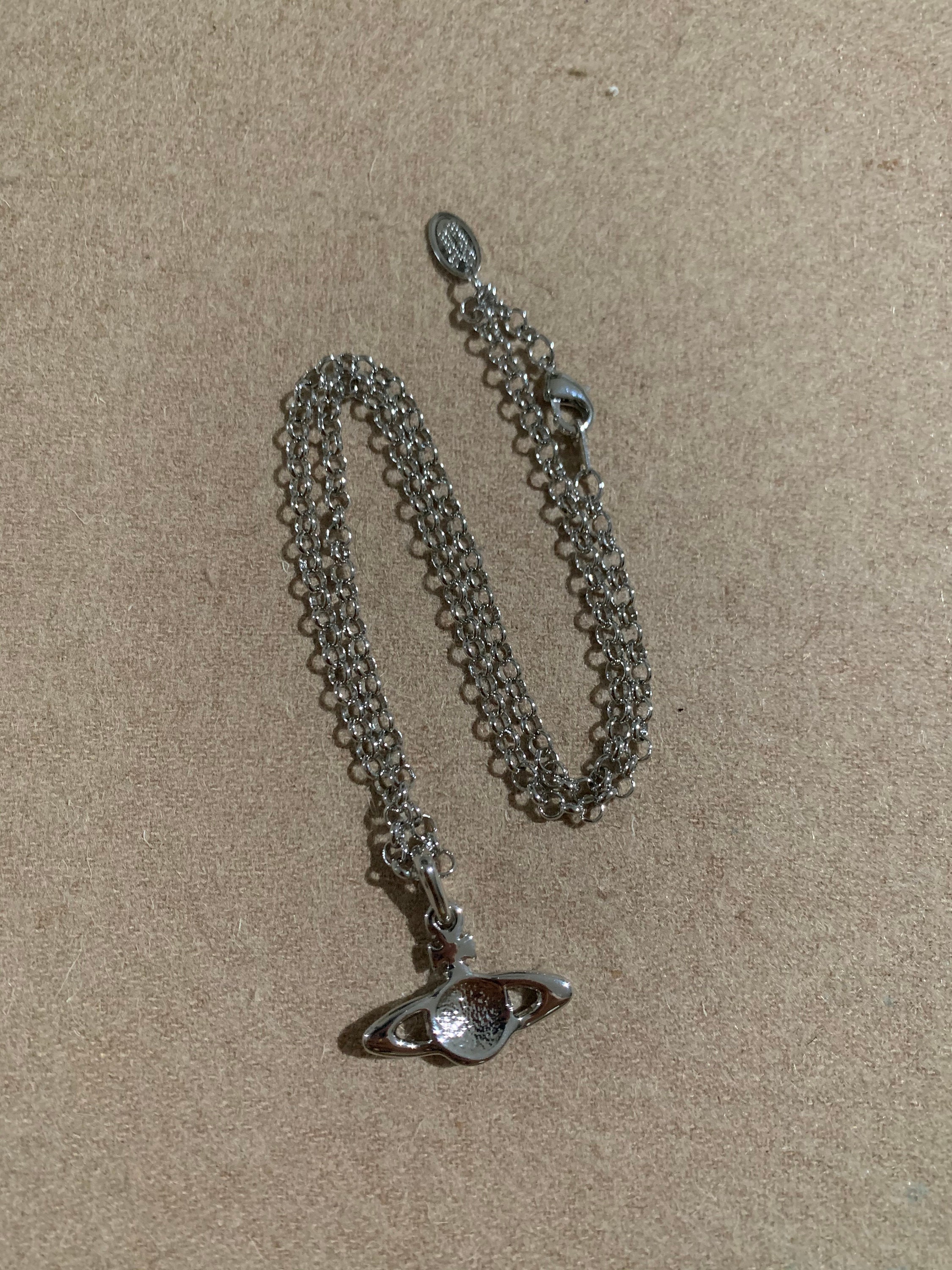 Vivienne Westwood Silver/blue Saturn 