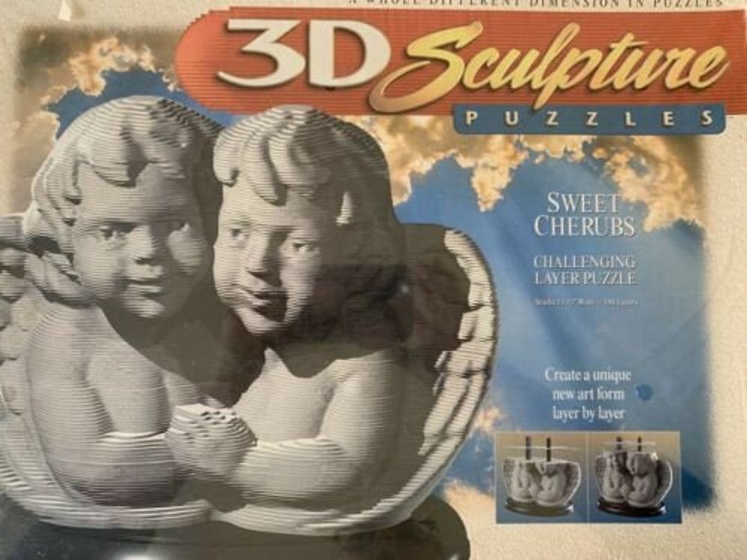3D Sculpture Puzzles Sweet Cherubs 11 1/2 X Layers - Etsy