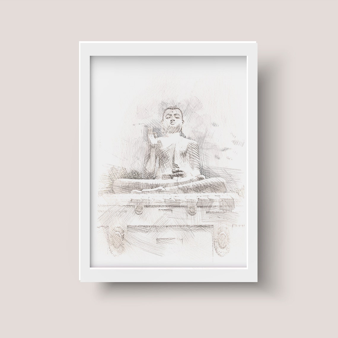 Digital Download of Buddha Printable Download of Abstract - Etsy