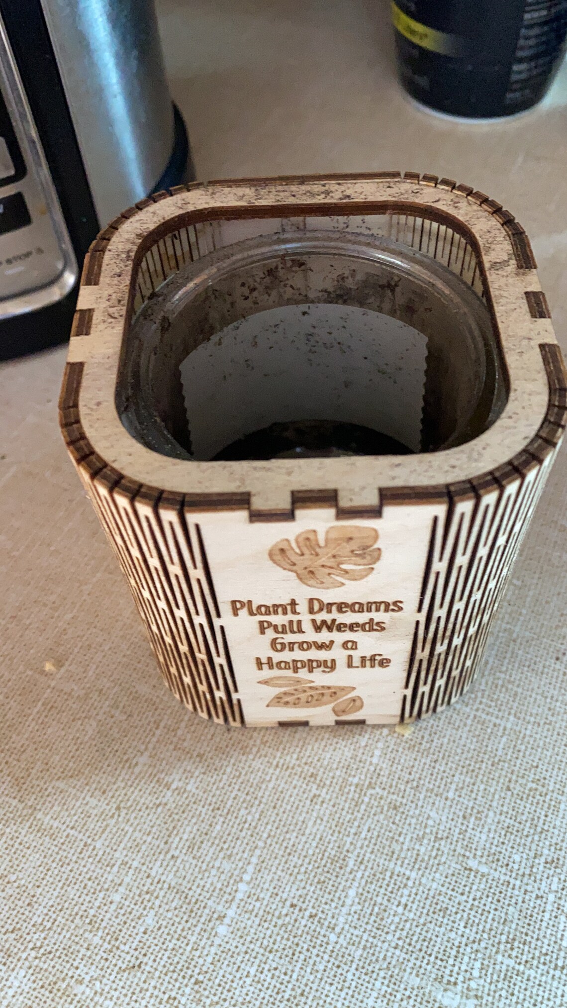 Oui Jar Box Digital File Only Oui Jar Recycling Plant Box Etsy UK