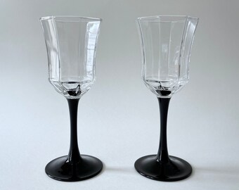 Vintage Wine Glasses. Set Of 2. Easter gift  @ Medowski Paris