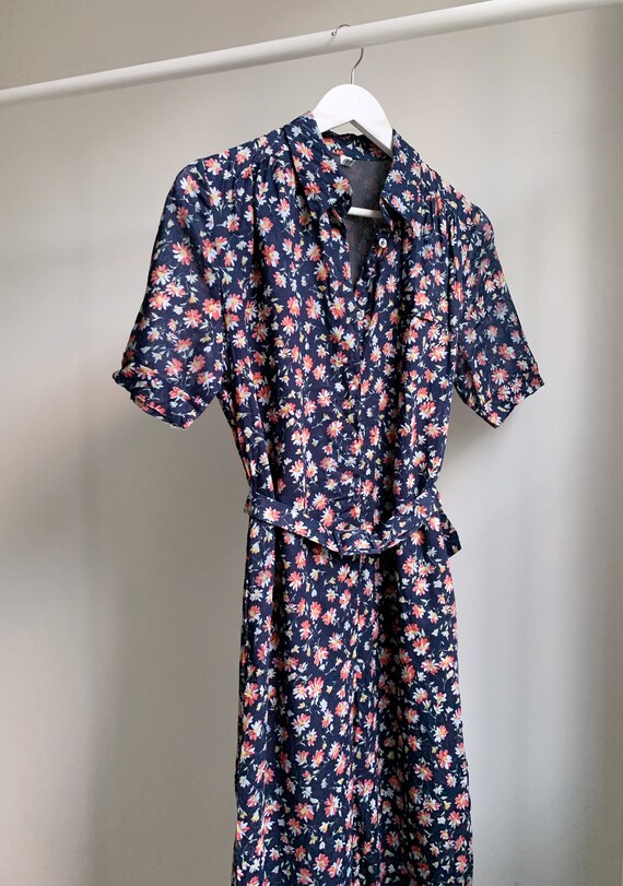 Vintage Floral Liberty Print Dress @ Medowski Vint
