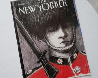 1997 New Yorker Magazine: Princess Diana Tribute Cover. Mother's Day Gift @ Medowski Paris