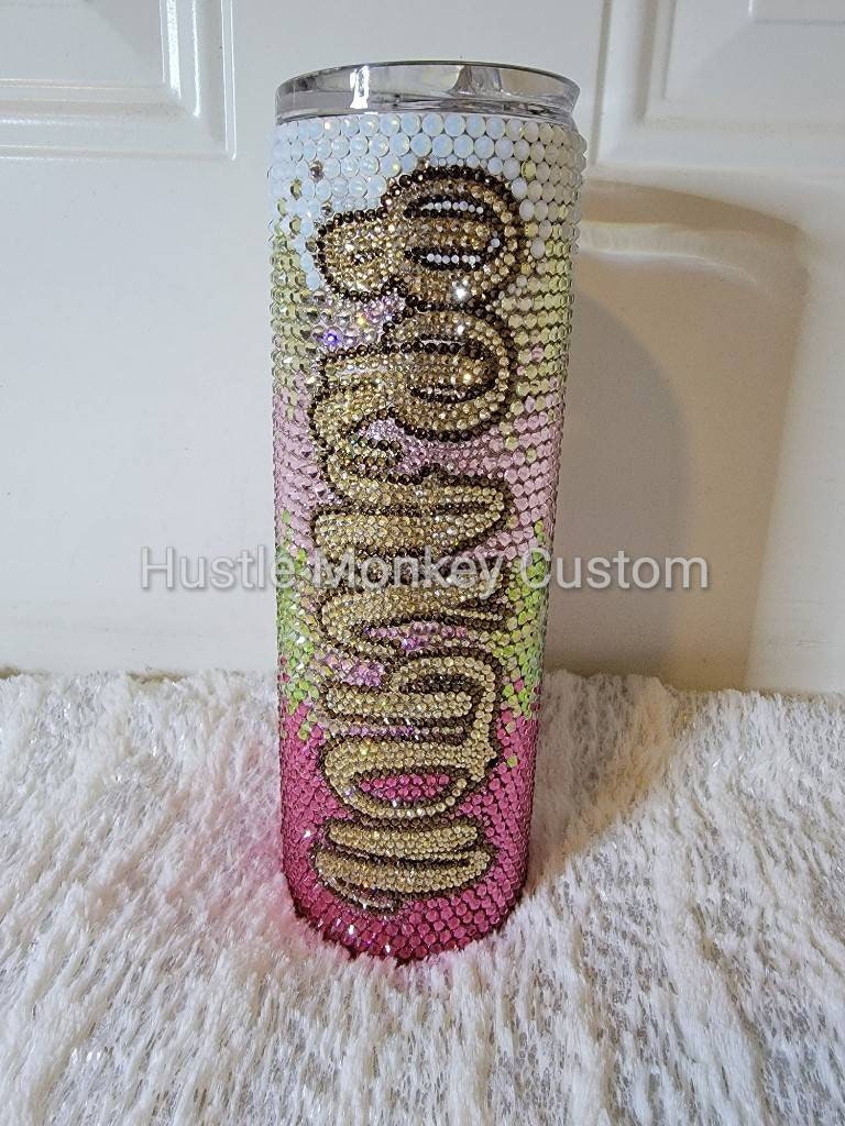 Custom bling tumblers Etsy
