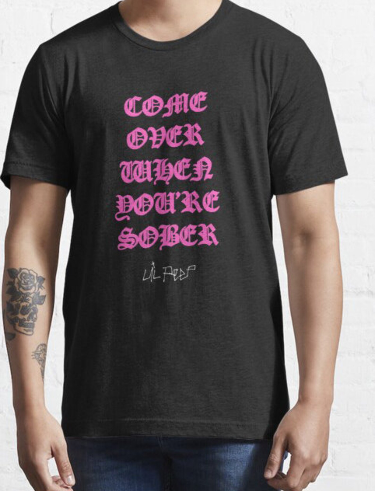 Come Over When Youre Sober T Shirt Unisex Lil Peep Etsy