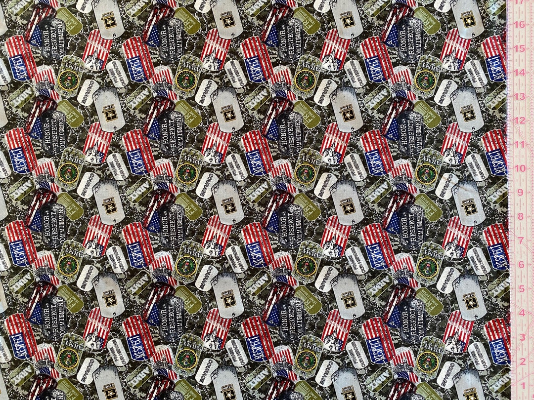 Army Fabric US Army Fabric by the 1/4 Yard Quick Etsy