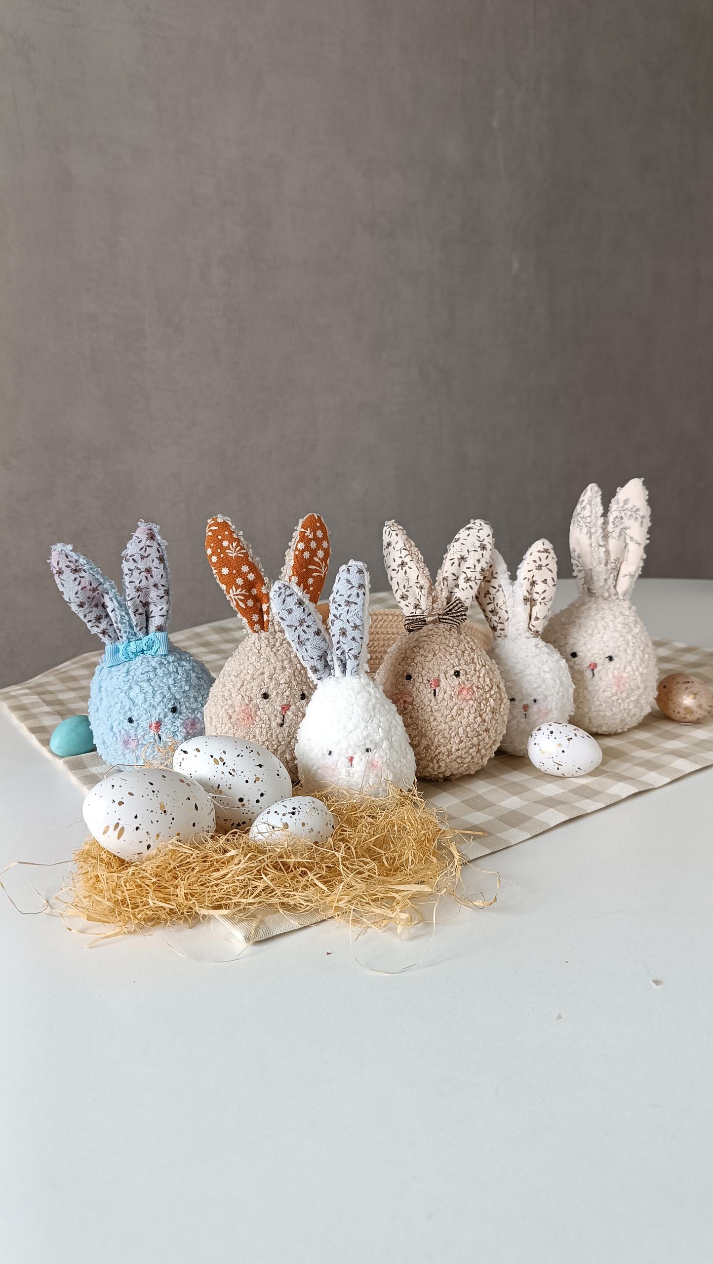 Bunny Egg Sewing Pattern | Easy Easter Plush Toy (PDF Download) - Etsy