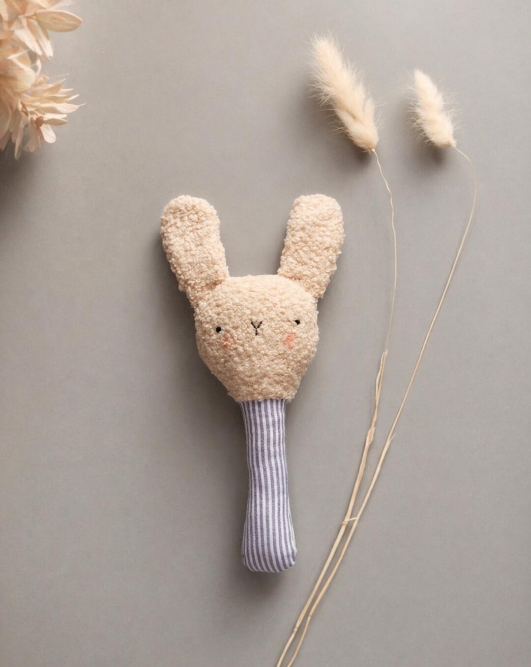 Bunny Rattle Sewing Pattern PDF, Baby Soft Toy Pattern, Plush Rabbit ...