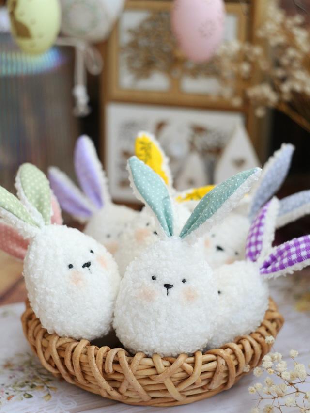 Bunny Egg Sewing Pattern | Easy Easter Plush Toy (PDF Download) - Etsy