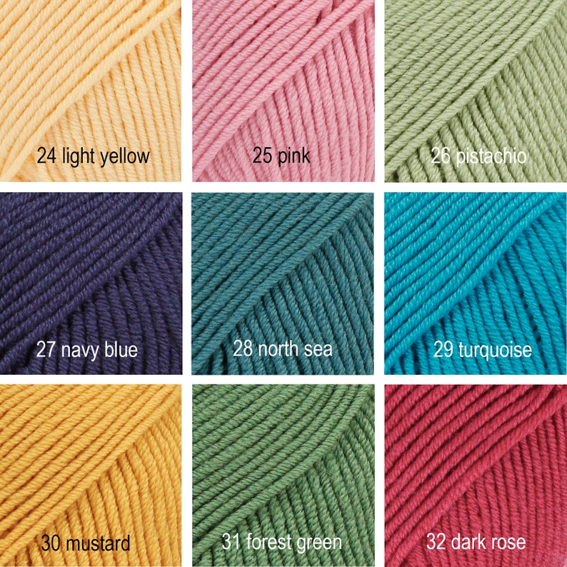 DK Merino Yarn Garnstudio DROPS Design Merino Extra Fine Etsy