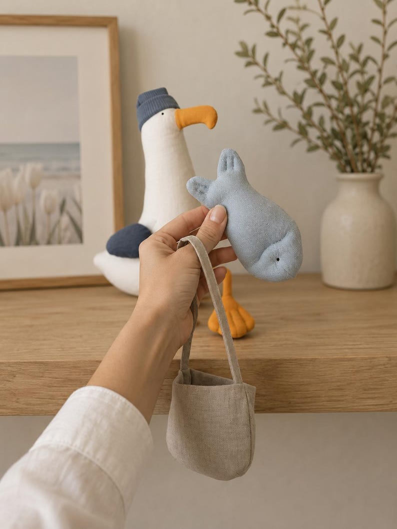 Seagull & Pelican Sewing Pattern – 2-in-1 Soft Toy Birds, Easy Tutorial with Photos, A4 Printable Plush Beginner Friendly PDF English image 3