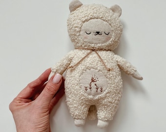 Lion Cub Sewing Pattern and Tutorial with Embroidery 19 cm –  Stuffed Animal - PDF Plush Toy Pattern