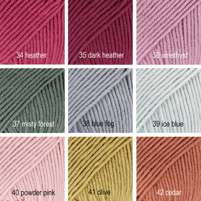 DK Merino Yarn Garnstudio DROPS Design Merino Extra Fine Etsy