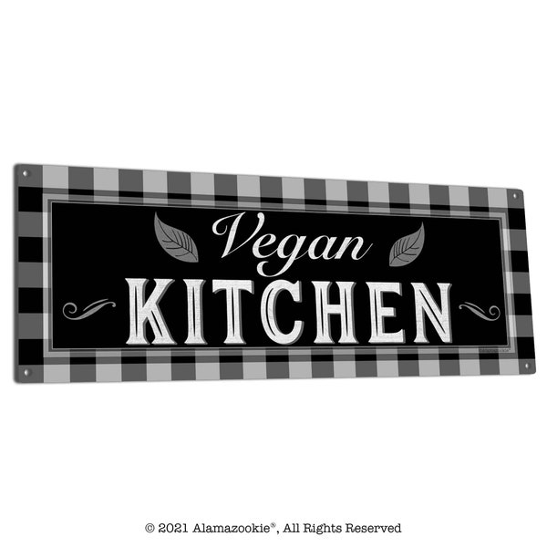 Vegan Kitchen Decor Etsy