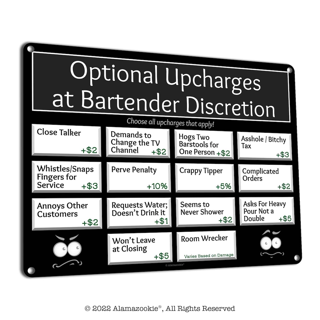 Funny Bar Sign | Metal Beer Lover Signs | Bar Decor for Craft Breweries ...