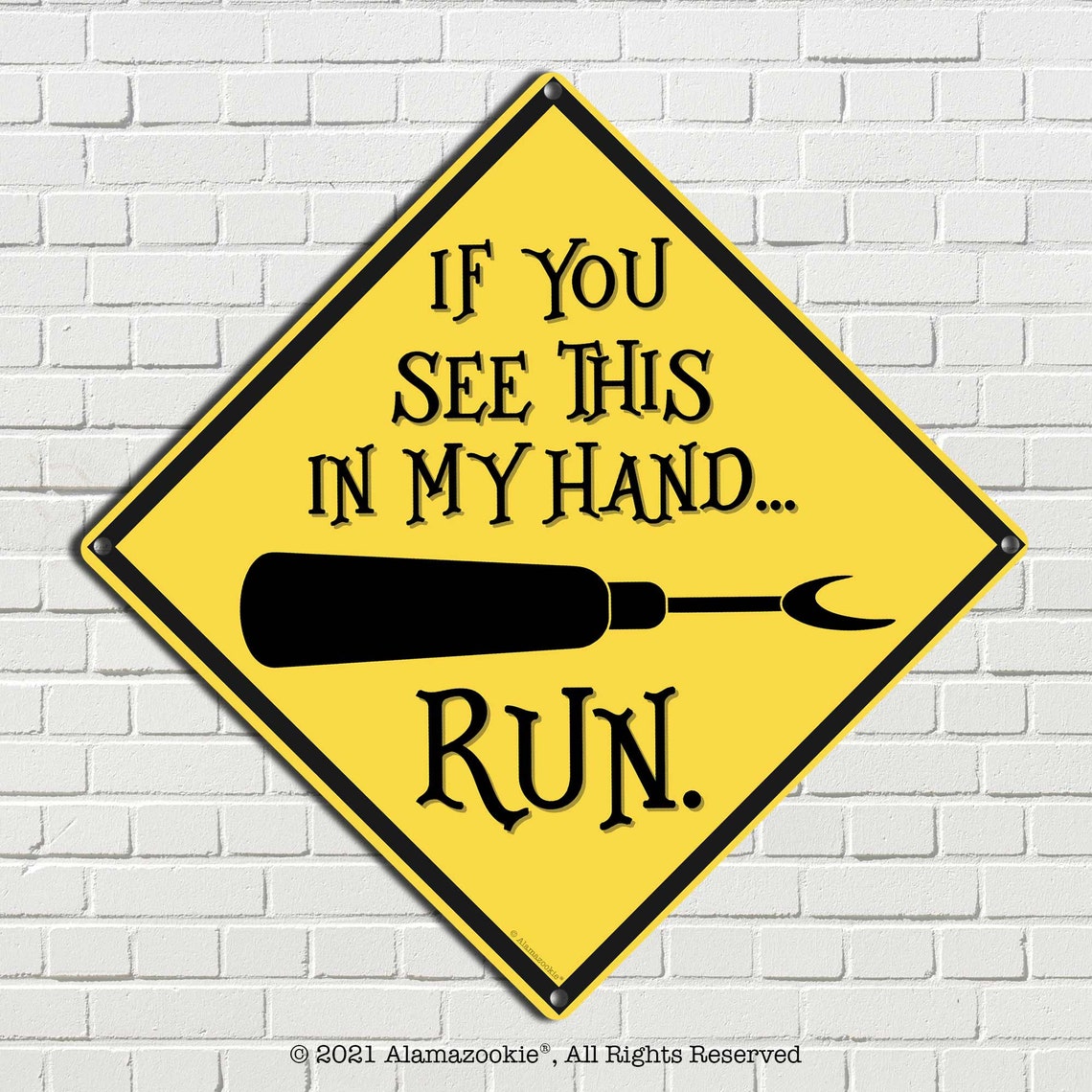 Funny Sewing Room Decor Metal Sign with Seam Ripper Gifts Etsy España