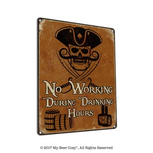 Work or Plunder Funny Metal Pirate Sign Jolly Roger Man Cave Bar Pub Wall Decor Work or Plunder Funny Metal Pirate Sign Jolly Roger Man Cave Bar Pub Wall Decor