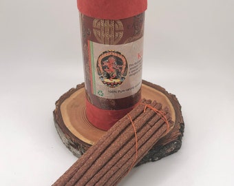 Kurukulle (Deusa do Amor) Incenso Tibetano para Atração e Proteção | 35 Varas | 4 Polegadas de Comprimento
