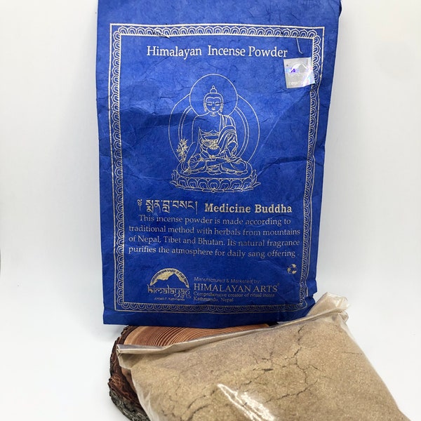 Medicine Buddha Powder Incense | Handmade in Nepal | Charcoal Required to Burn