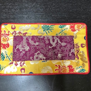 Himalayan Brocade Mat | Tilden | 7 x 11 Inches | Handmade in Nepal | Choose Different Colors