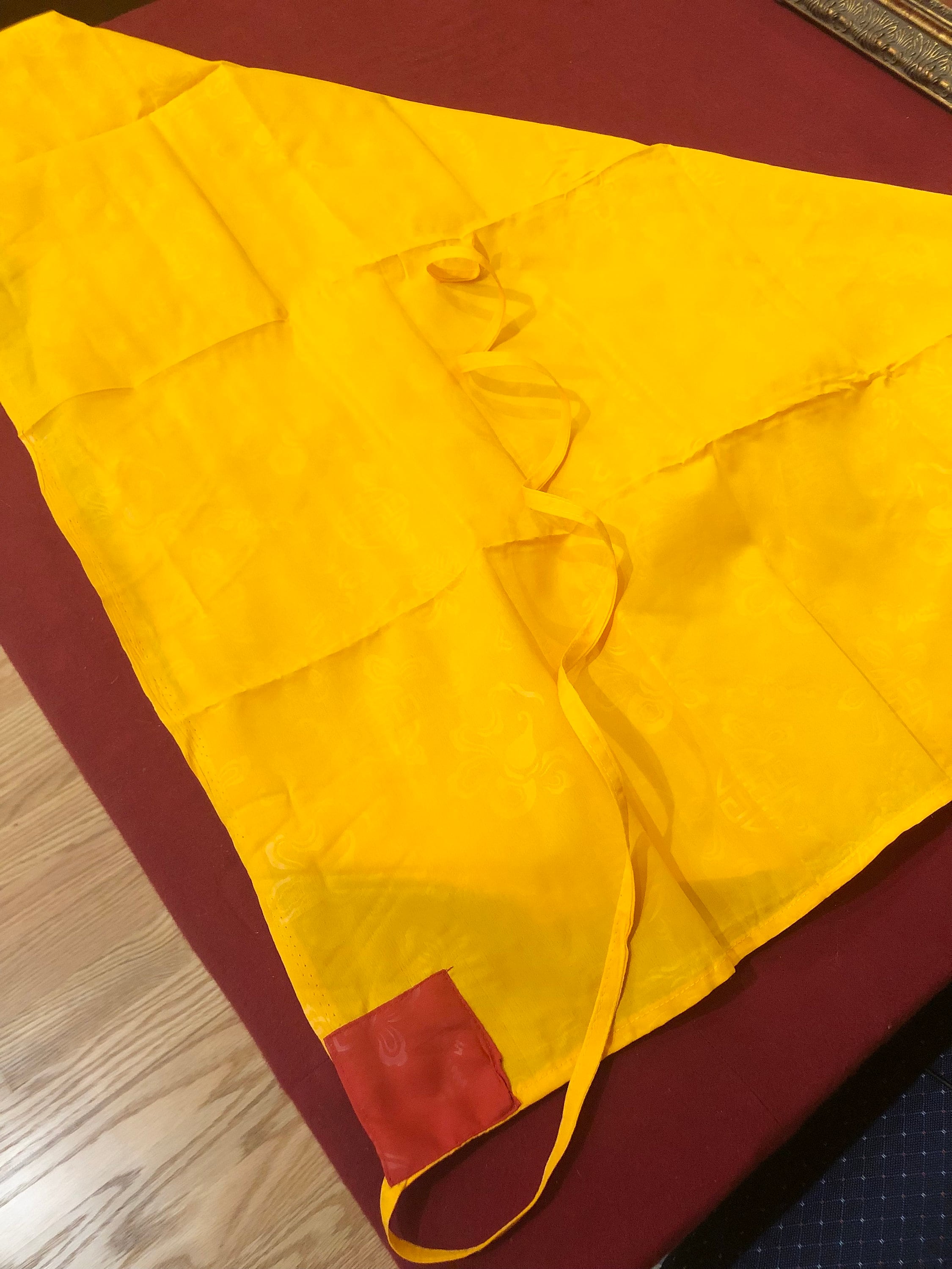 Mandala Cloth or Tibetan Puja Book Cover Tibetan Text Book Cloth Cotton  Saffron Color Handmade in Nepal 34 X 34 Inches - Etsy