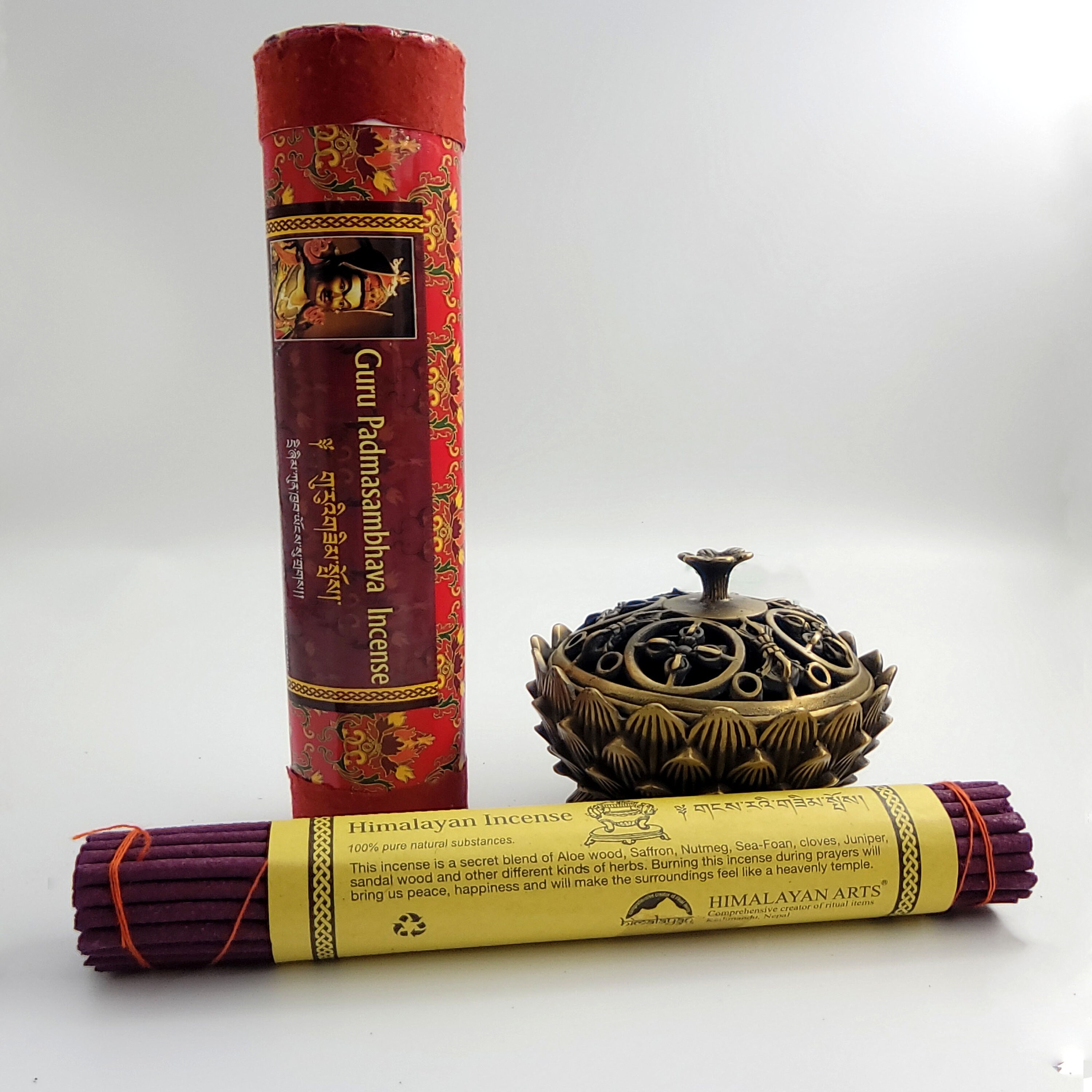 Guru Padmasambhava Tibetan Incense 8 Inches 24 Sticks Etsy UK