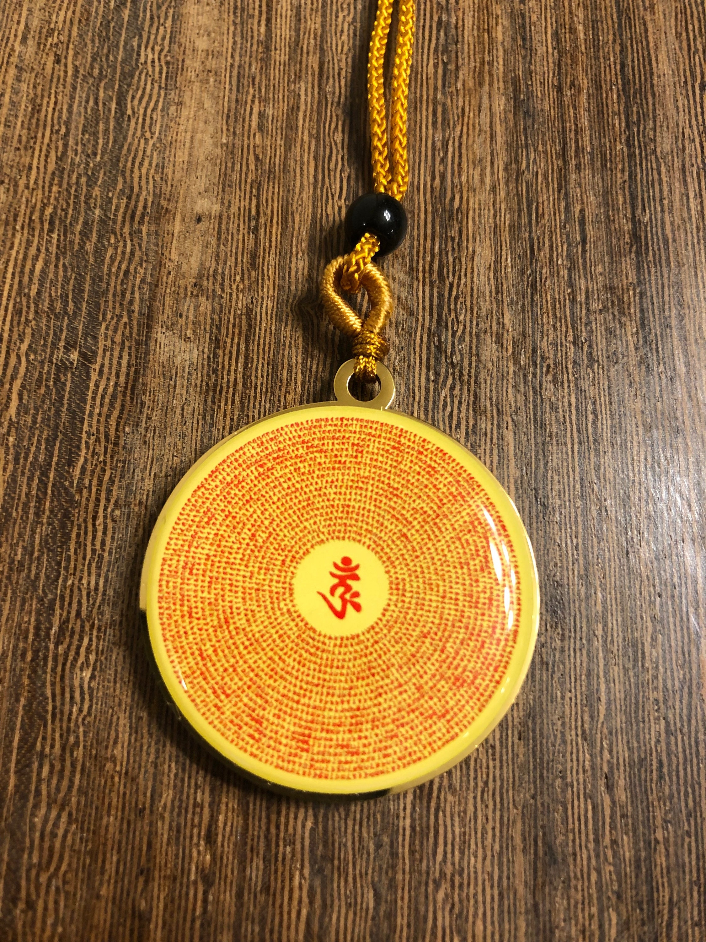 Buddhist Shurangama Mantra Pendant Necklace for Protection on