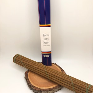 Tibetan Peace Incense | 8 Inches Long | 30 Sticks | Handmade in Nepal