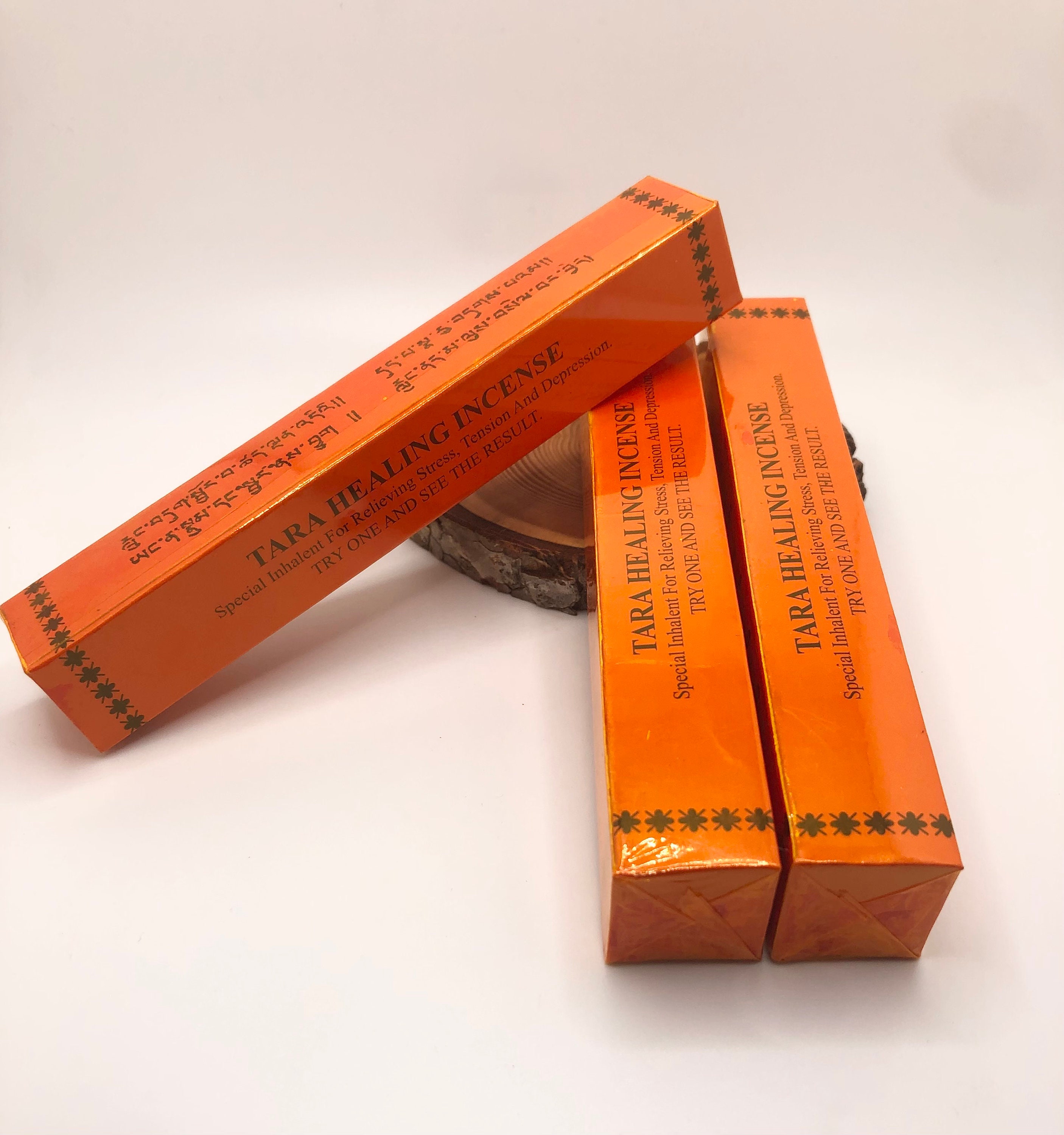 Tara Herbal Tibetan Incense | 3 Packs of Incense | 5.5 Inches | 57 Sticks