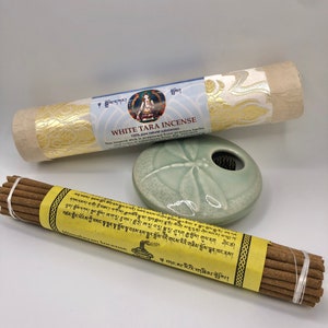 White Tara Tibetan Incense | 8 Inches | 24 Sticks
