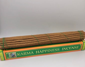 Incenso Tibetano Karma Happiness | 8,5 polegadas | 30 varetas