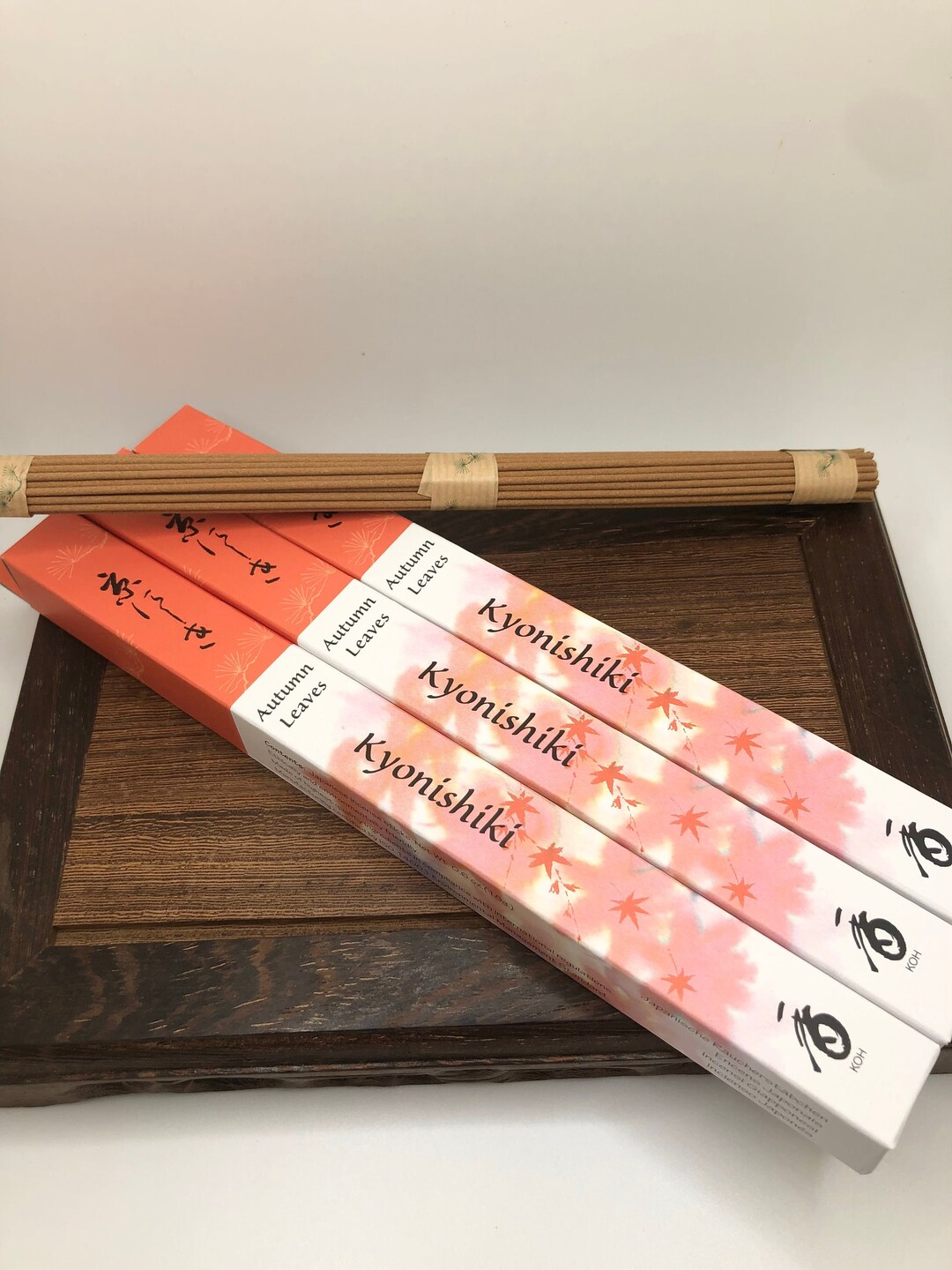 Shoyeido Kyoto Autumn Leaves Japanese Incense | Blend of Sandalwood ...