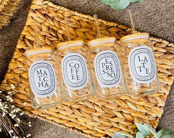 Aesthetic Beer Can Glass | 16oz Iced Coffee Glass | Trendy Coffee Glass | Chic Iced Coffee Glass | Mother's Day Coffee Cup