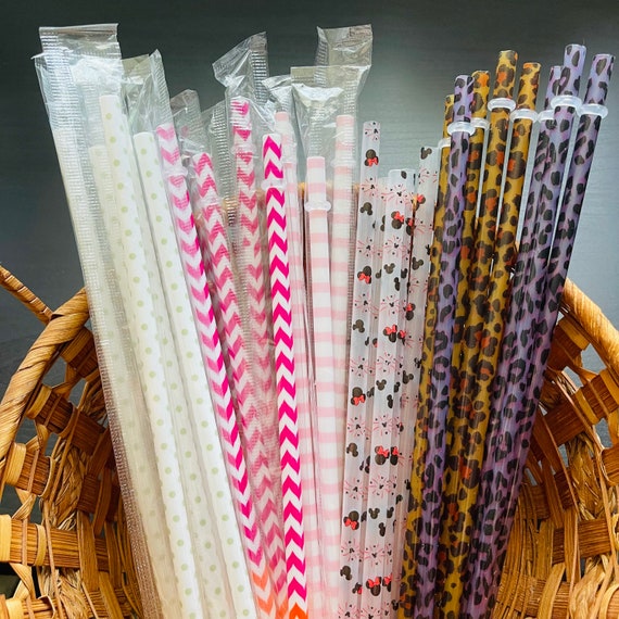 Reusable Plastic Straws With Stoppers Reusable Straw for Etsy
