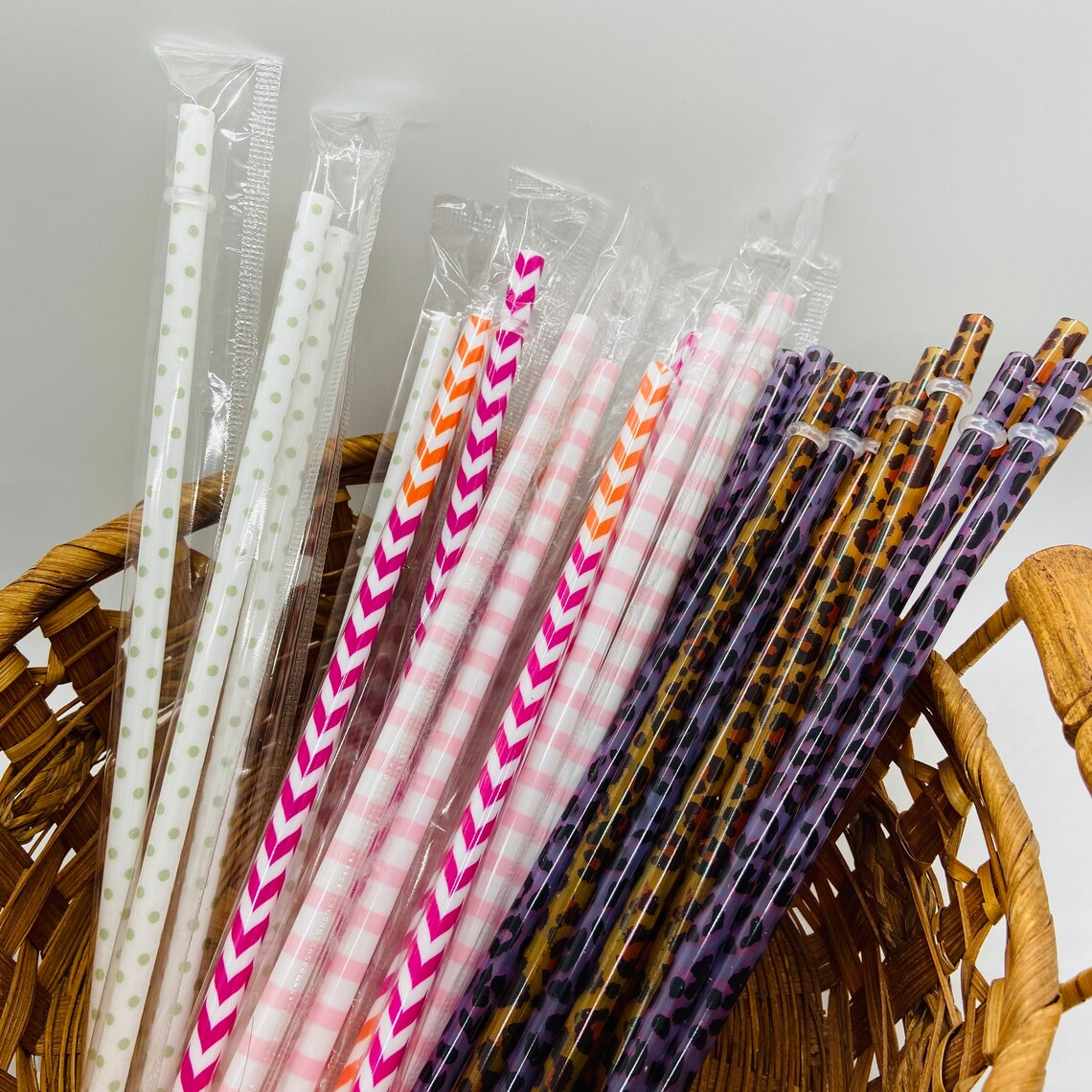 Reusable Plastic Straws With Stoppers Reusable Straw for Etsy
