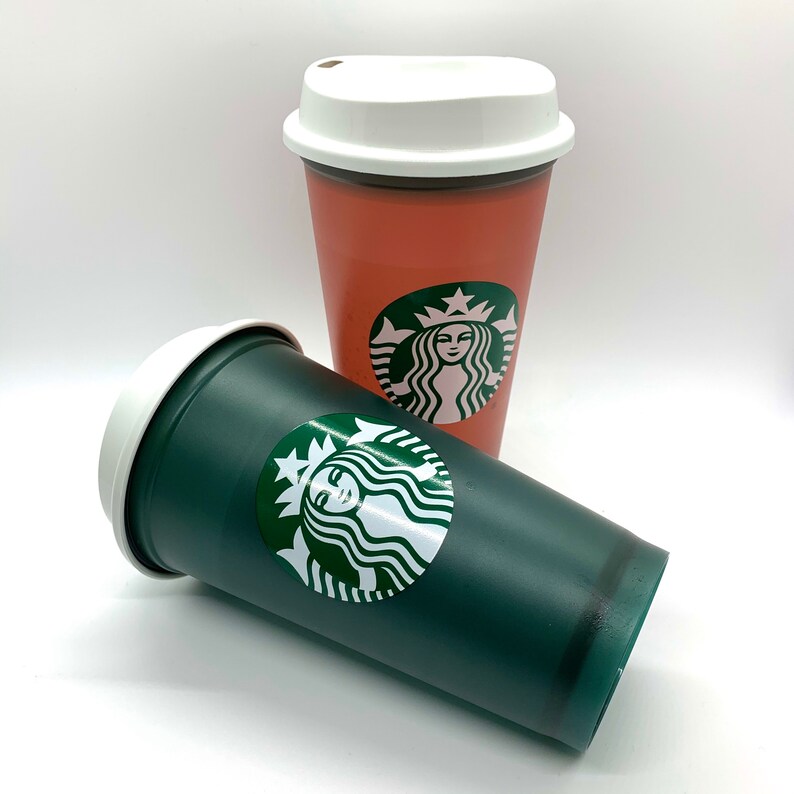 Starbucks Green Color Changing Hot Cup Personalized Cup With Etsy