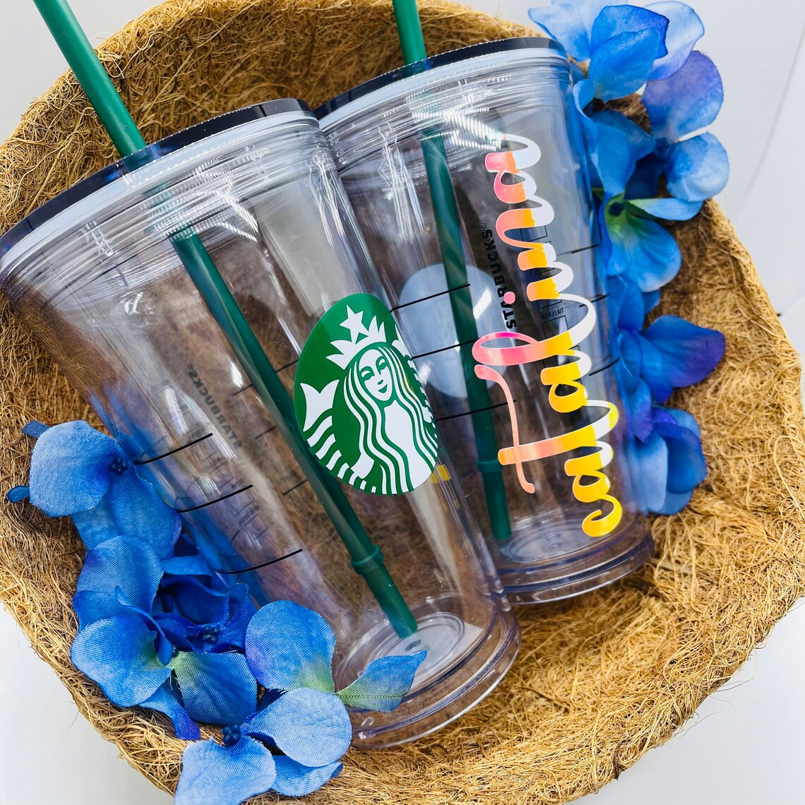 starbucks acrylic tumbler