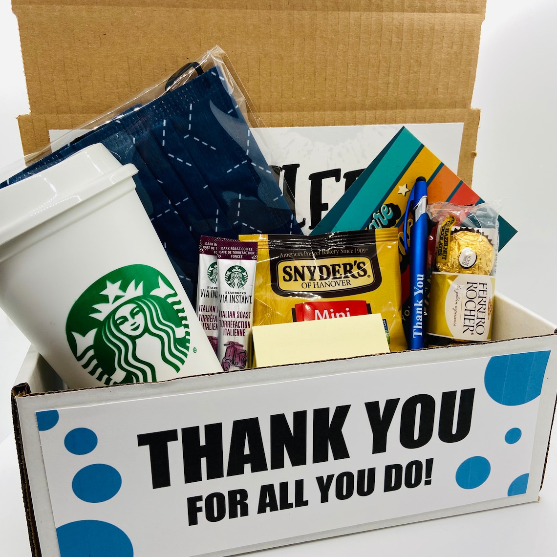 Employee Appreciation Gift Box Starbucks Cold Cup with name Etsy