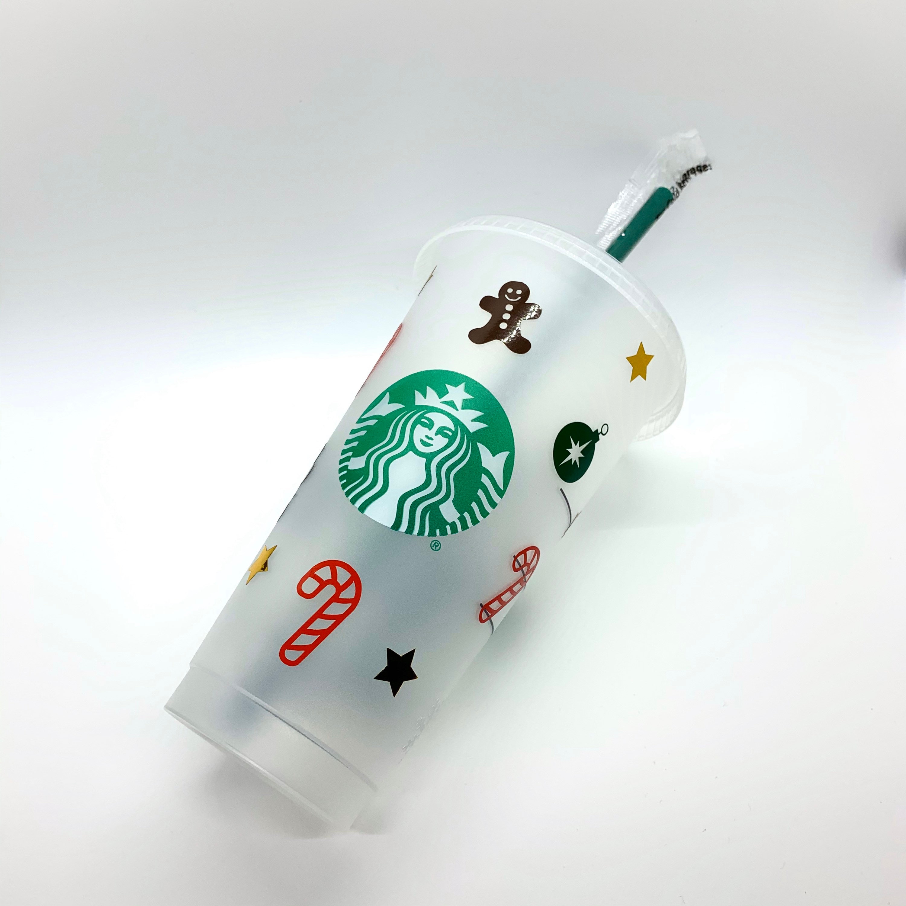 Starbucks Christmas Cup Christmas Starbucks Cold Cup Etsy