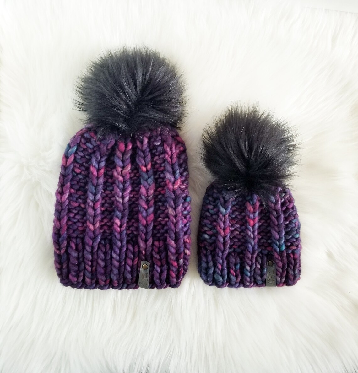 KNITTING PATTERN / Super Chunky Knit Hat Pattern / Links in Etsy